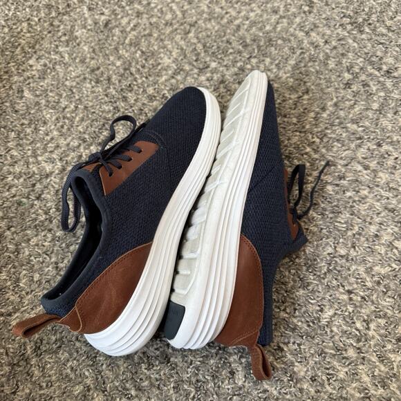 Cole Haan Grandsport Journey Men 10 Sneakers Shoes Navy Blue Woodbury Knit READ - Picture 6 of 8